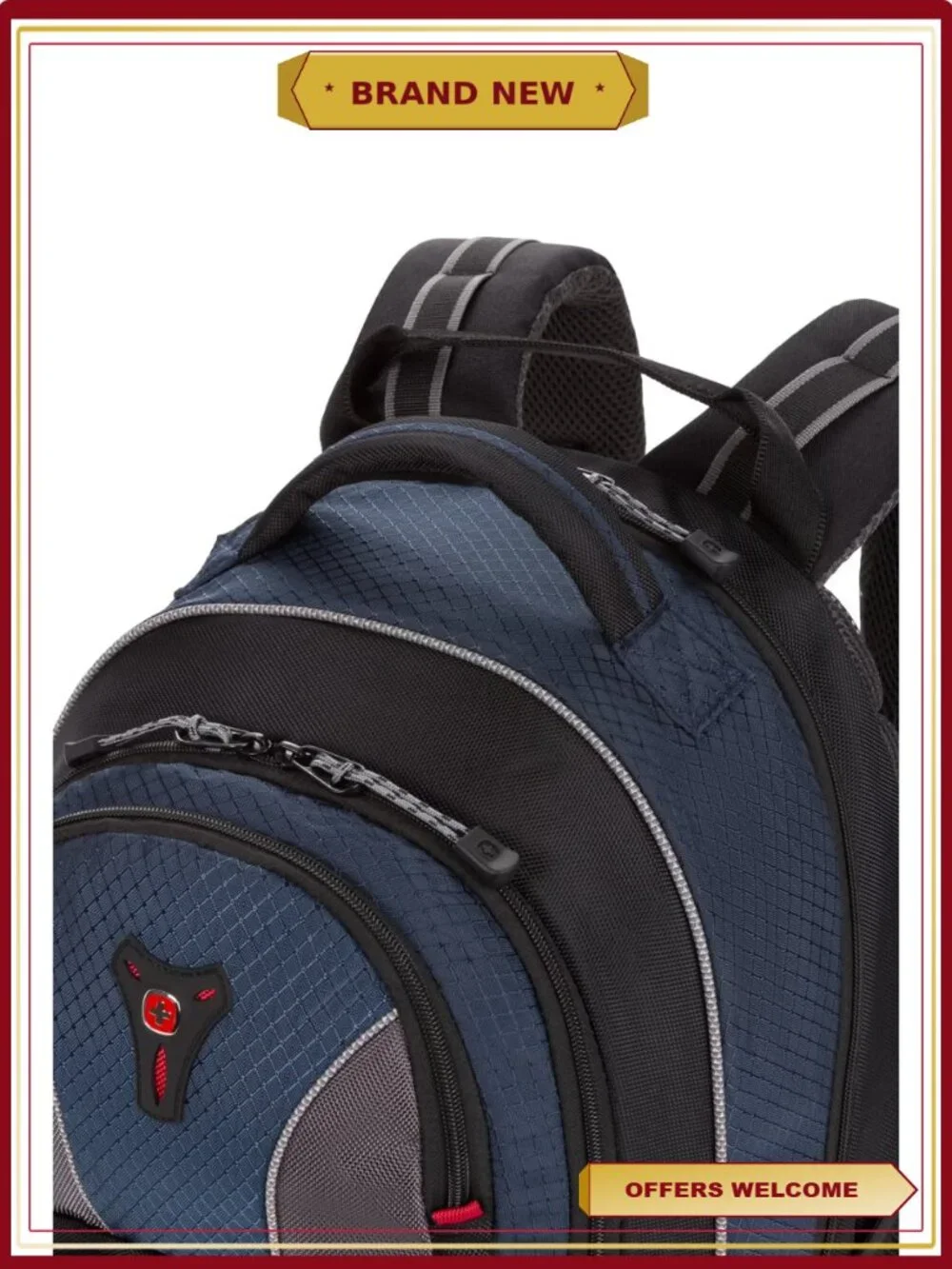 Unisex Airflow Back Padding 16 Inch Laptop Backpack Sporty